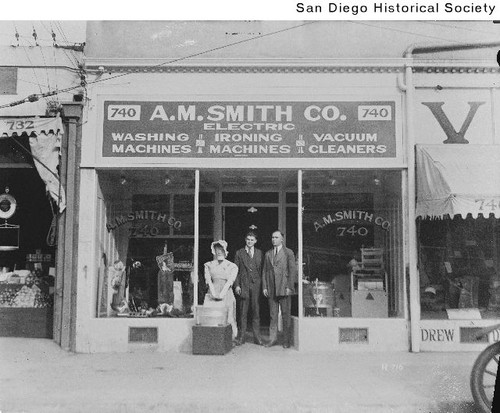 A. M. Smith Company electric appliance storefront