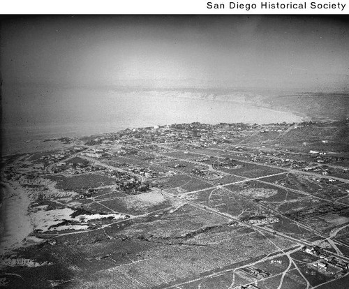 Aerial view of La Jolla looking northeast