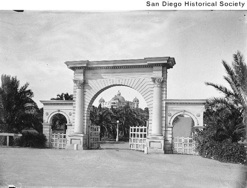 The entrance to the Theosophical Institute at Point Loma