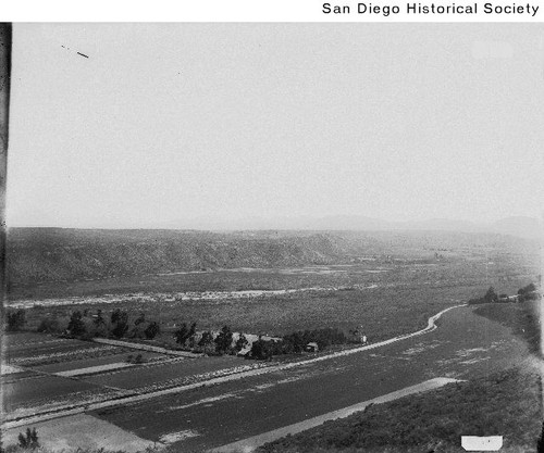 Aerial view of Mission Valley looking east