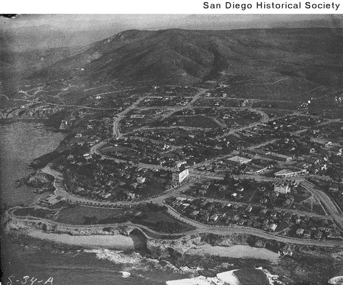 Aerial view of La Jolla and La Jolla Shores