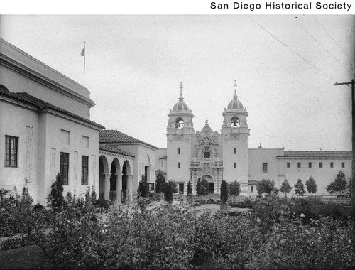 View of Balboa Park prior to the start of the 1915 Exposition