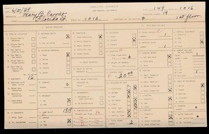 WPA household census for 1012 FLORIDA, Los Angeles