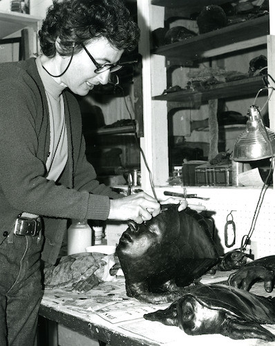 Bella Feldman in her Berkeley Studio