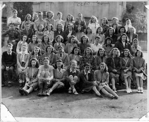 Class portrait, 1946 — Calisphere