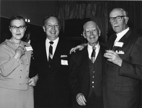 Founders day, 1967 : Laetitia Meyer, Harry Ford, Joseph Sinel, Maurice Logan