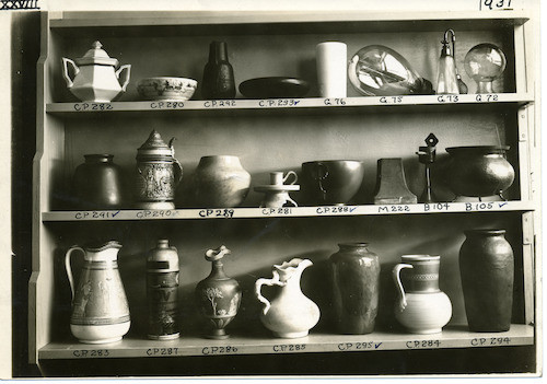 Pottery display