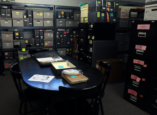 CCA/C Archives in the California College of the Arts' Meyer Library, 2018