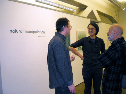 Marcos Weiss and Donald Smith at Marcos' Senior Show, 2008