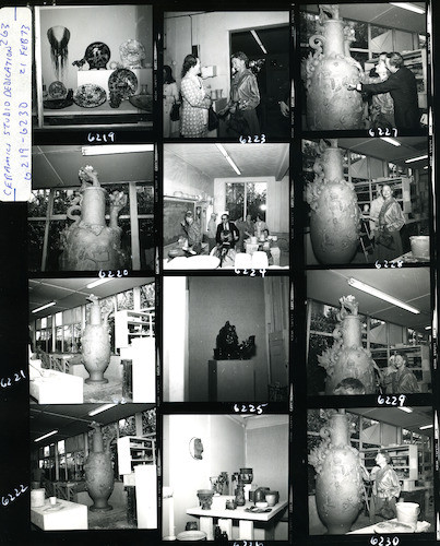 Ceramic Studio Dedication contact sheets