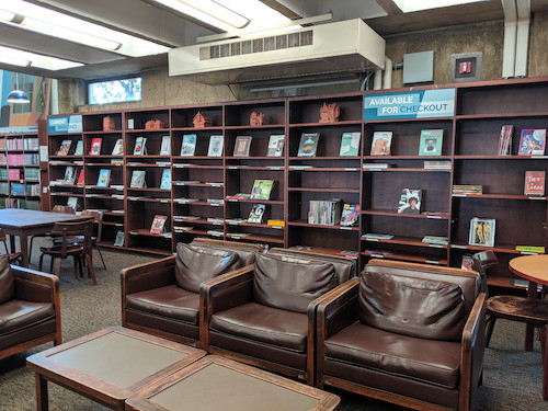 Periodicals Lounge in the Meyer Library, 2019