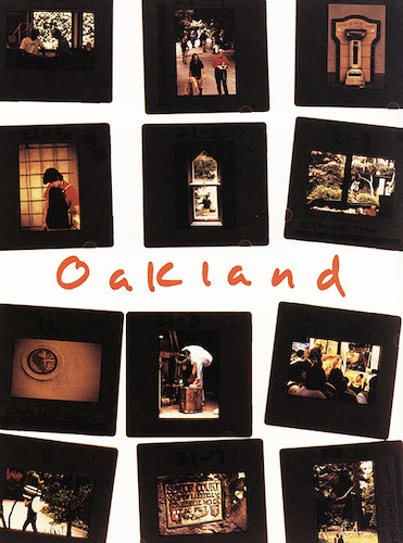 Slide images of Oakland campus, CCAC, 1994