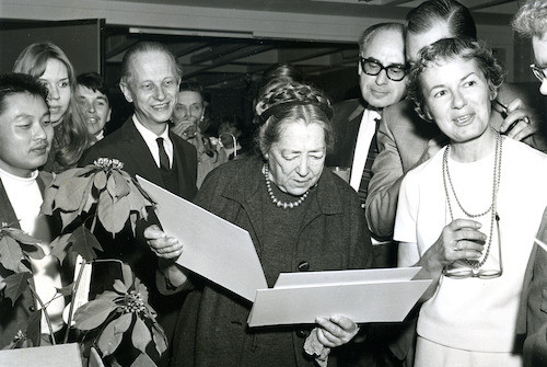 Farewell party for Mrs. Purdie, December 1968