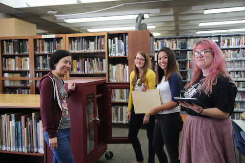 CCA Libraries Staff in the Meyer Library, 2017