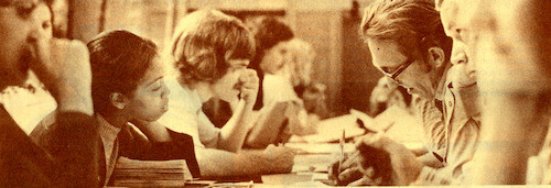 CCAC students in class, 1973