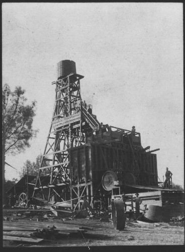 Blue and Gold Gravel Mill, Bangor, Butte Co., 1892 Aug. 1