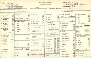 WPA household census for 815 66TH STREET, Los Angeles County