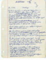 Handwritten 1st draft of The Five Cities of June, "Ba Dam Ben Tuong", June-September 1963