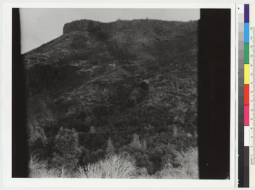 View across cañon, upper limit of Indian country