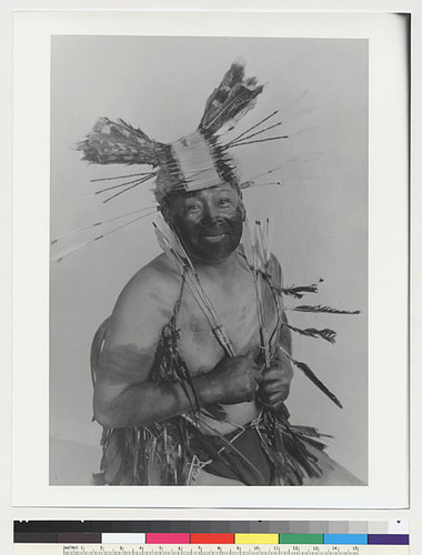 Lakeport Pomo in dance regalia