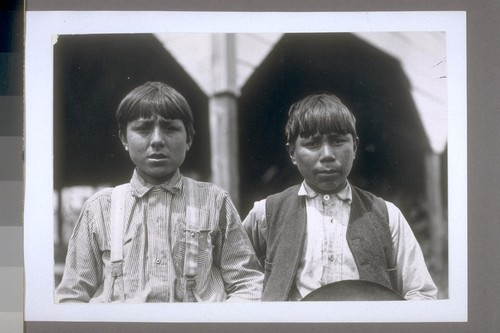 2 boys, William Smoker and Henry Campbell