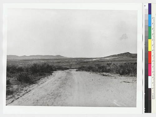 Looking up the pass from Morongo Indian Reservation