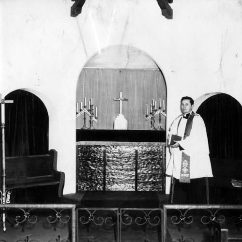 In pulpit