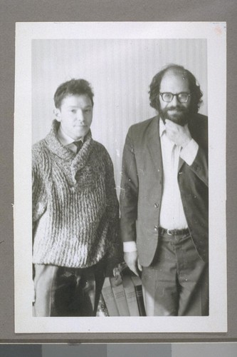 Alexei Ginzburg, Allen Ginsberg, April 8, '65. Moscow, 63