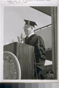 [Earl Warren] at University of California, Santa Barbara