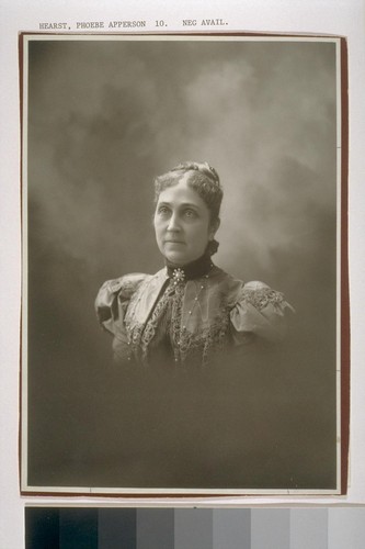 [Portrait of Phoebe Apperson Hearst.]