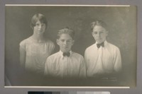 Graduation from grammar school [William Everson in group portrait.]