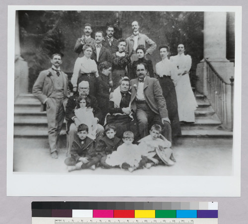 [General John B. Frisbie family portrait with children.]