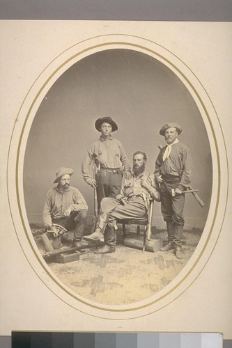 [Group portrait of California Geological Survey party.]