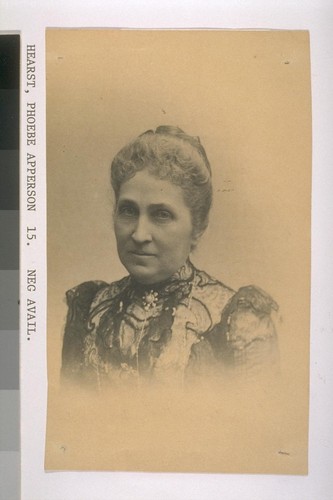 [Portrait of Phoebe Apperson Hearst.]