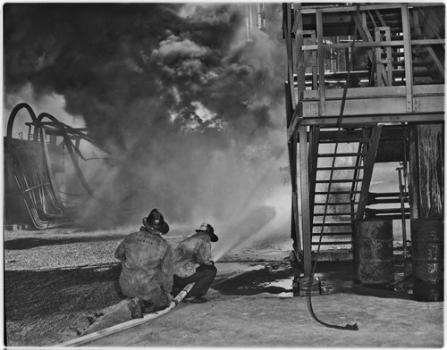 Hancock Refinery fire, 2828 Junipero Ave