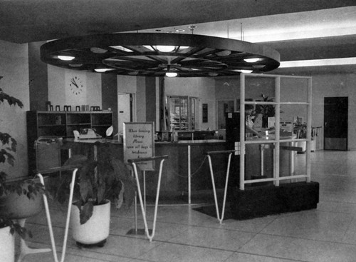 1980s - Burbank Central Library Circulation Desk