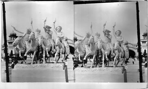 "Hold'em Cowboy", (Statues) La. Pur. Expo., Missouri