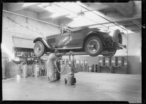 Biltmore Garage, lubricating department, Southern California, 1931