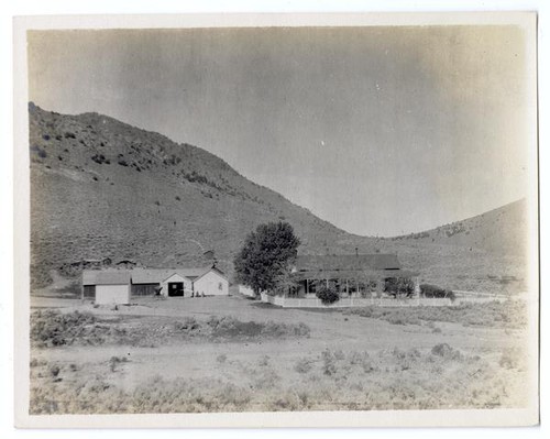 View of ranch buildings