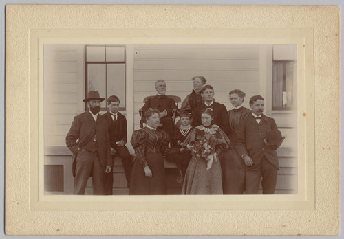 Captain and Mrs. Blake and family, Mr. and Mrs. Wm. Porter, ca. 1895