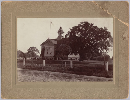 Lincoln School, Prospect Road at Sunnyvale-Saratoga Road, ca. 1900