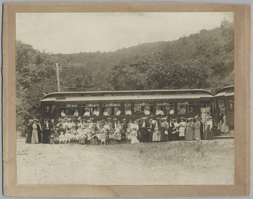 King's Daughters outing on Peninsular Railway to Congress Springs, 1907