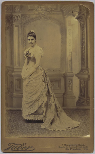 Sara Merithew Dunbar, Wedding Picture, Age 20, 1886