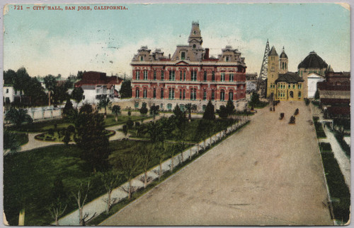 City Hall, San Jose, California, 1912