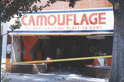 Camouflage store front