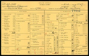 WPA household census for 1700 GRIFFITH AVE, Los Angeles