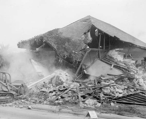 Demolition of the Main (Carnegie) Library