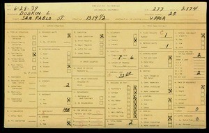 WPA household census for 1319 SAN PABLO, Los Angeles