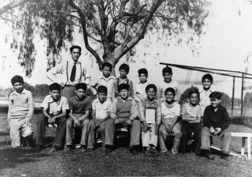 La Palma Elementary School Softball Team, Group Portrait, Anaheim [graphic]