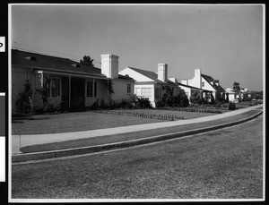 View of homes on Winthrop Drive in San Marino, ca.1930